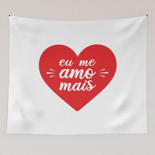 Item preview, Eu me amo mais (Vermelho - Red) designed and sold by FilipeFerreira.