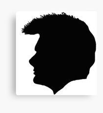 David Tennant Silouette Canvas Print