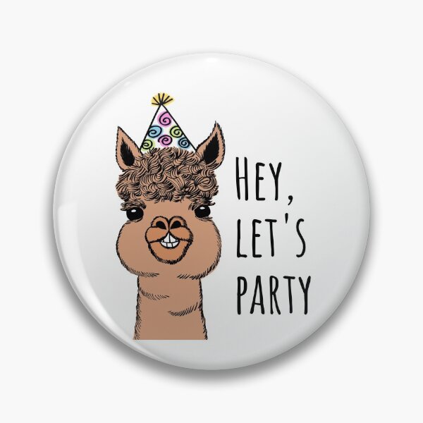 Item preview, Hey, Let's Party Llama designed and sold by CraftedbyJK.