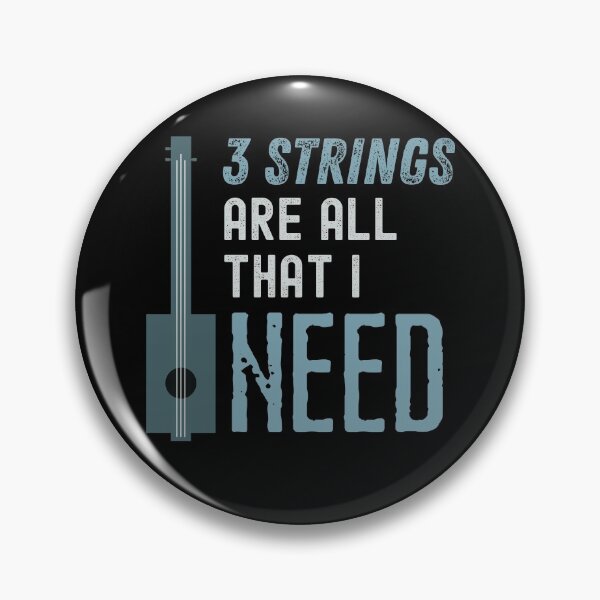 Item preview, 3 Strings Are All That I Need Cigar Box Guitar designed and sold by 12BarTees.