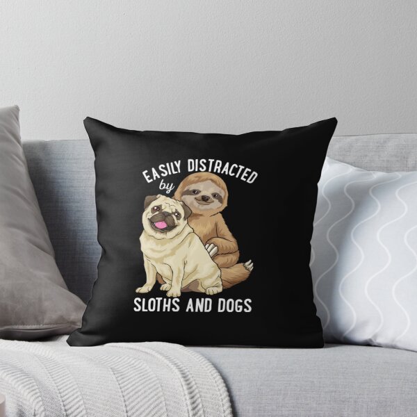 Item preview, Easily Distracted By Sloths And Dogs designed and sold by MarinoLeila.