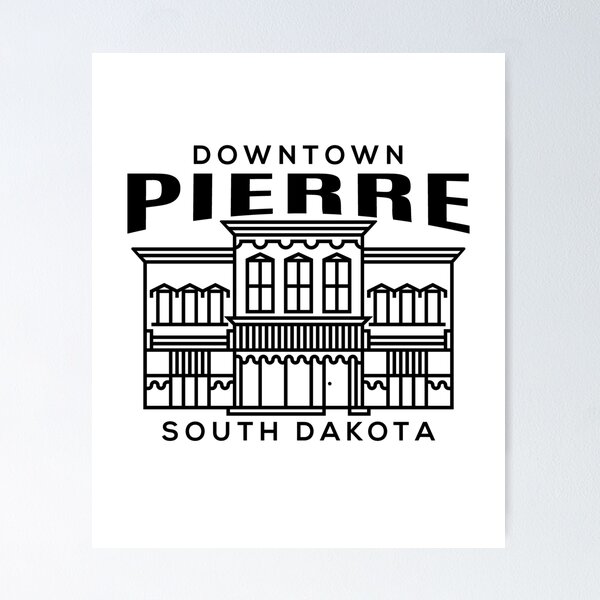 Aperçu de l'œuvre Downtown Pierre SD créée et vendue par HalpinDesign.