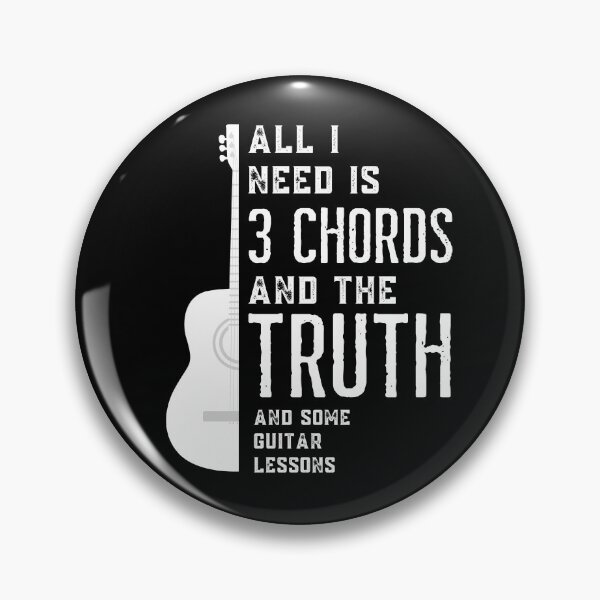 Item preview, All I Need Is 3 Chords And The Truth And Some Guitar Lessons designed and sold by 12BarTees.