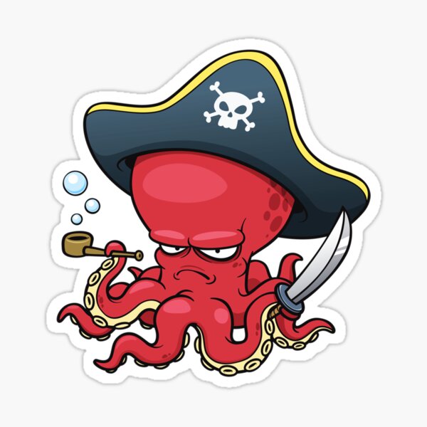 Puffy Pirate Stickers – Hammer and Jacks