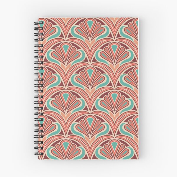 Item preview, Coral and Teal Vintage Scales designed and sold by Carolina Diaz.