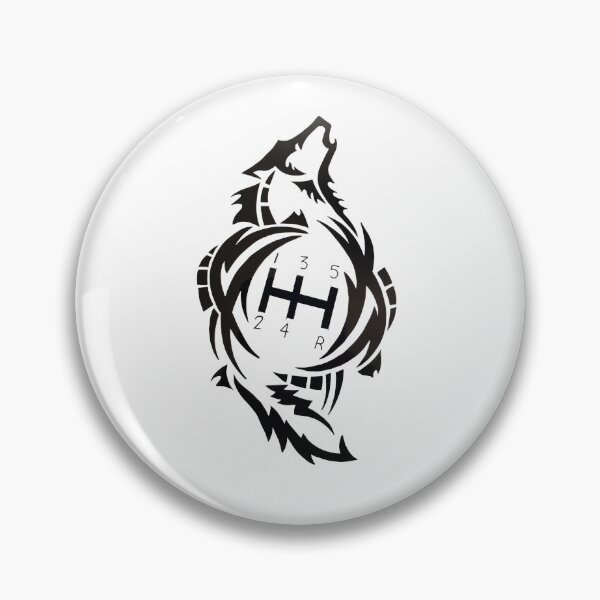 Artikelvorschau, Wolf Auto Tattoo entworfen und verkauft von Wodaugherty.