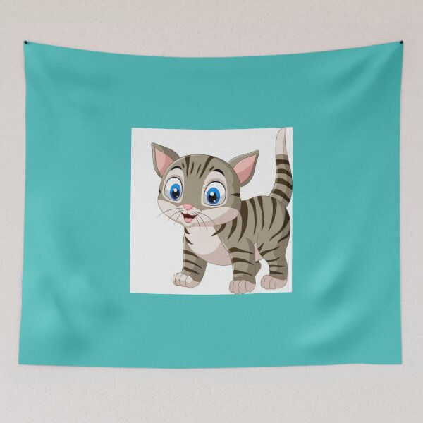 Item preview, Cartoon funny cat isolated designed and sold by Dharmpreet Kaur.