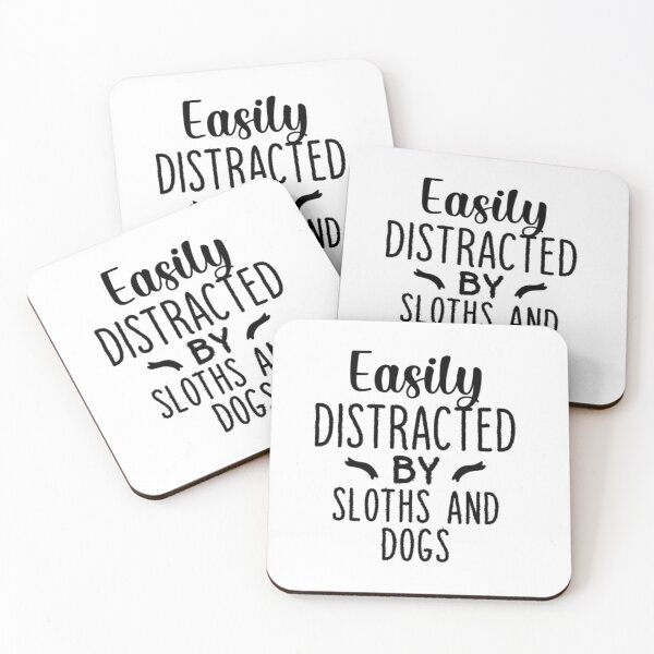 Item preview, Easily Distracted By Sloths And Dogs designed and sold by MarinoLeila.