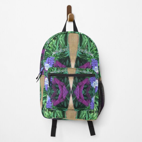 Item preview, Botanical, Divine - Lilac Lupin meets Magenta Buddleia for Magical Emerald Fusion  designed and sold by RoseAromas.