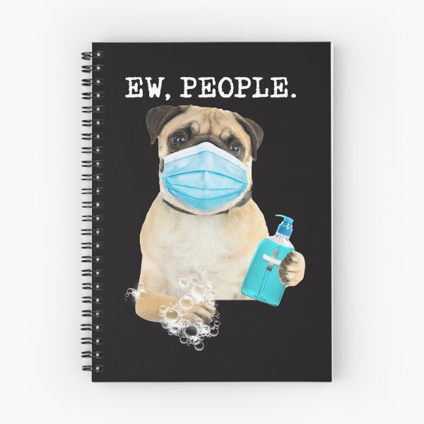Item preview, Pug Ew People Dog Wearing A Face Mask designed and sold by maria5wgloria.