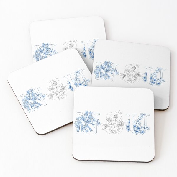 Item preview, NSU Nova Southeastern University Floral designed and sold by aggpanda.