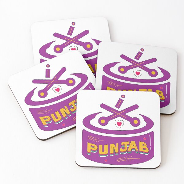 Item preview, I love Punjab Stickers , Punjabi Sticker , Phone stuff , Desi Stickers, Purple and yellow designed and sold by punjabstreet.
