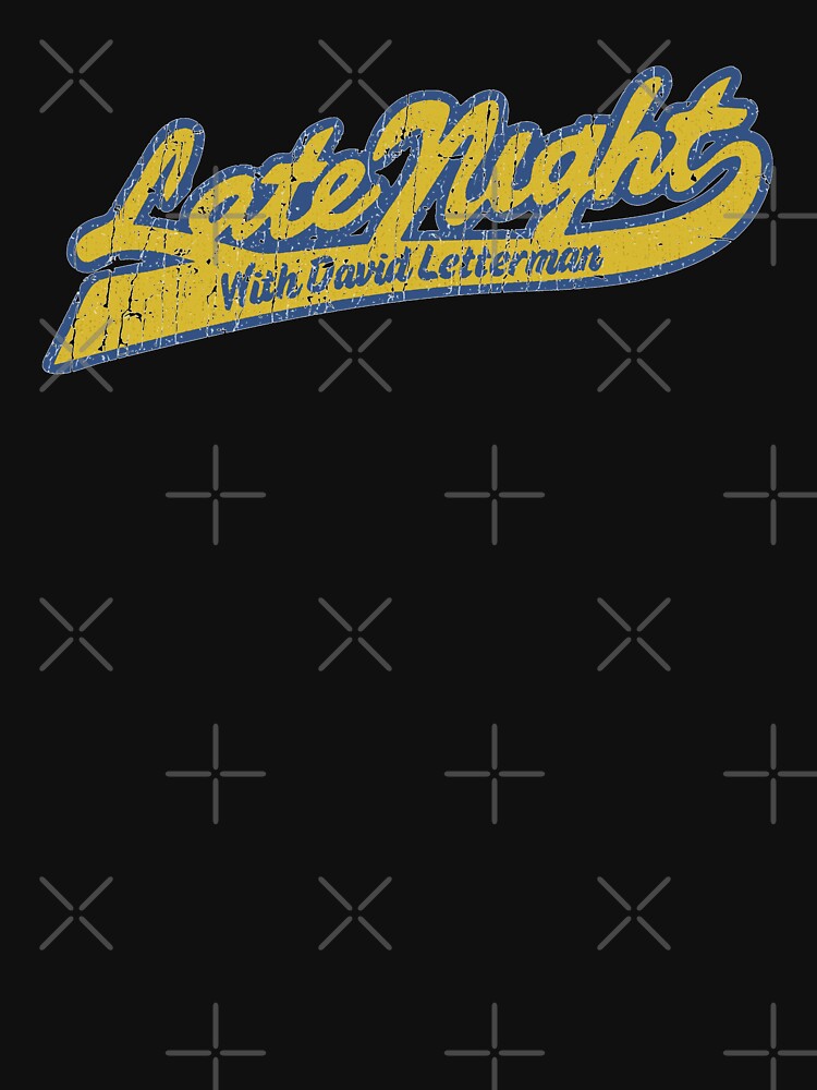 late night with david letterman t shirt