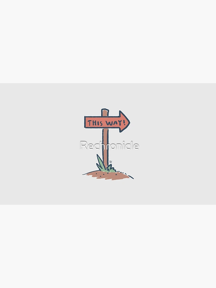 Thumbnail 3 of 3, Poster, This Way! designed and sold by Rechronicle.