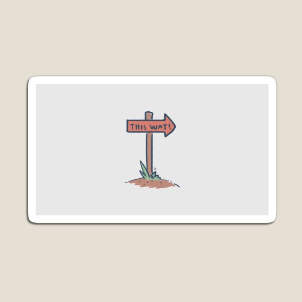 Item preview, This Way! designed and sold by Rechronicle.