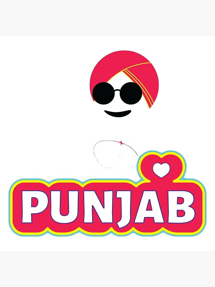 "I love Punjab Stickers , Punjabi Sticker , Phone stuff , Desi Stickers