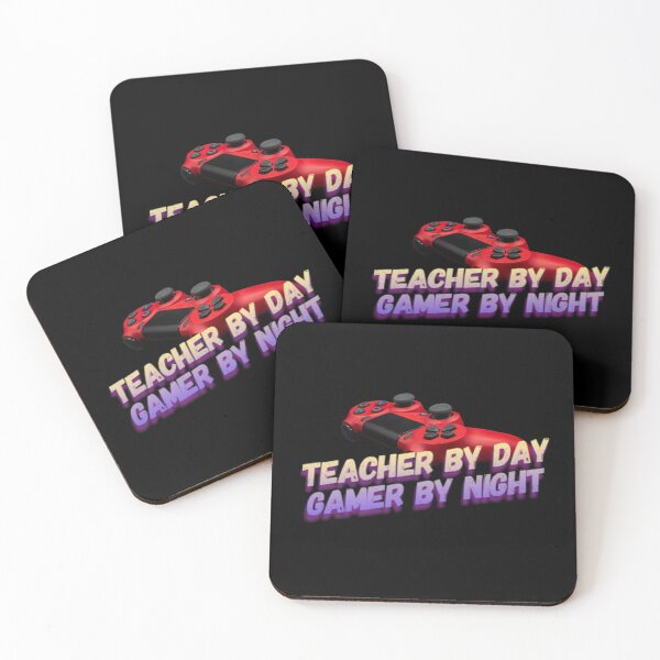 Item preview, Teacher By Day, Gamer By Night Video Gamer Gift Gaming Lover designed and sold by DeeSignTShirts.