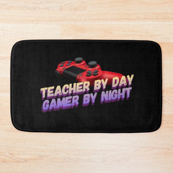 Item preview, Teacher By Day, Gamer By Night Video Gamer Gift Gaming Lover designed and sold by DeeSignTShirts.