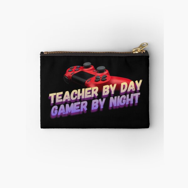 Item preview, Teacher By Day, Gamer By Night Video Gamer Gift Gaming Lover designed and sold by DeeSignTShirts.