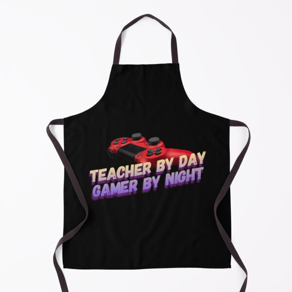 Item preview, Teacher By Day, Gamer By Night Video Gamer Gift Gaming Lover designed and sold by DeeSignTShirts.