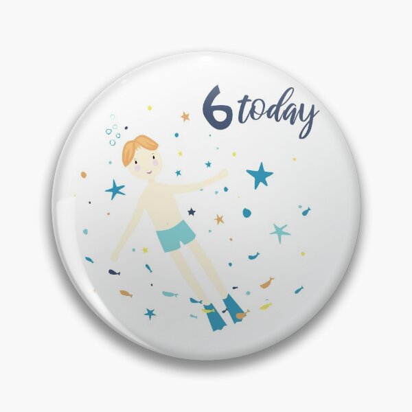 Aperçu de l'œuvre Happy Sixth (6th) Birthday créée et vendue par LouiseFranksArt.