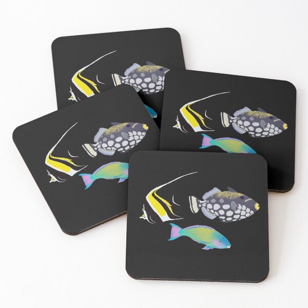 Item preview, Reef Fish Trio 2 - dark designed and sold by WestCoastWoods.