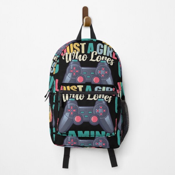 Item preview, Just a Girl Who Loves Gaming Interactive Games designed and sold by GravitiTees.