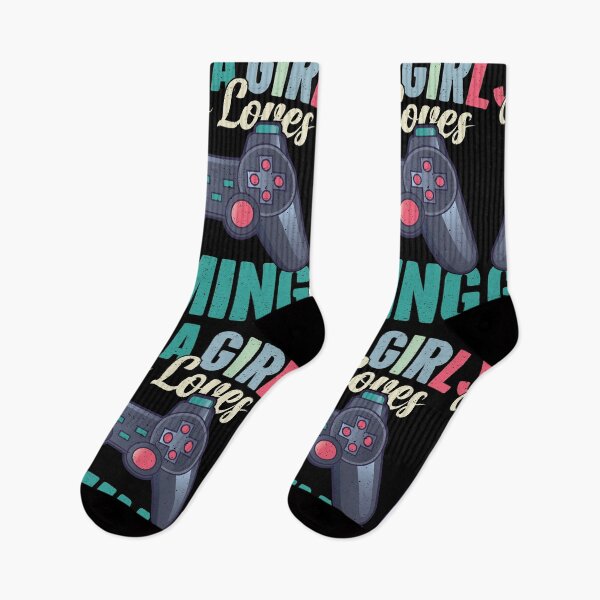 Item preview, Just a Girl Who Loves Gaming Interactive Games designed and sold by GravitiTees.