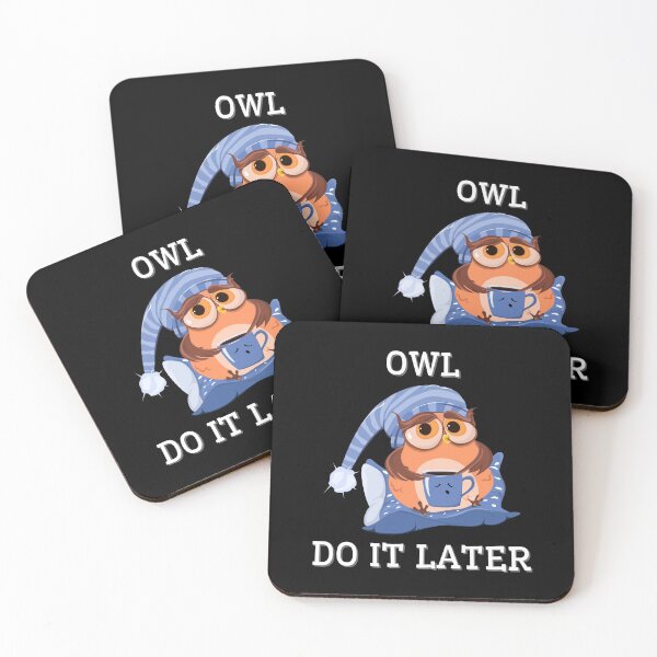 Item preview, Owl Do It Later designed and sold by Axley.