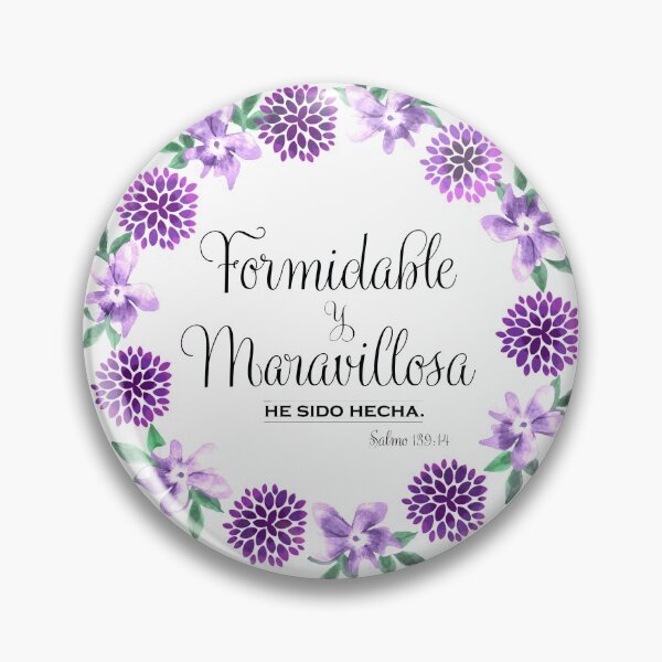 Item preview, Formidable y Maravillosa (Salmo 139:14) designed and sold by FruitfullyC.