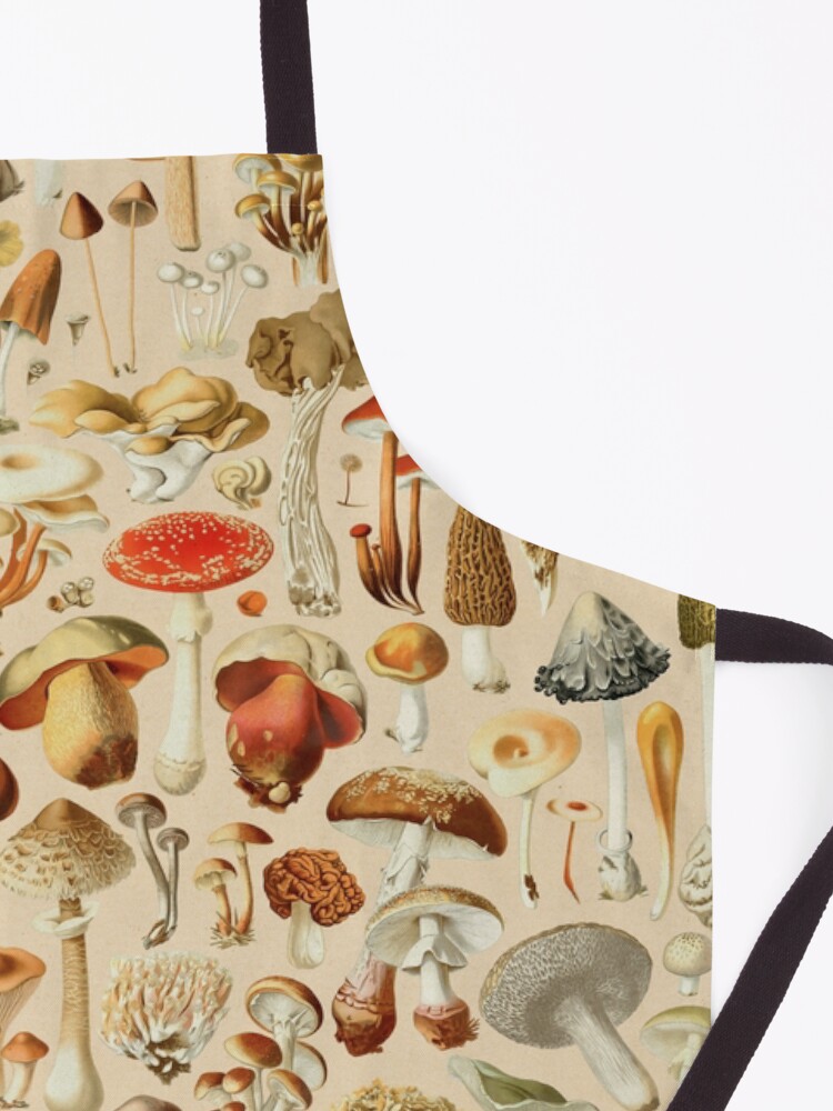 Alternate view of Vintage Mushroom Designs Collection Apron