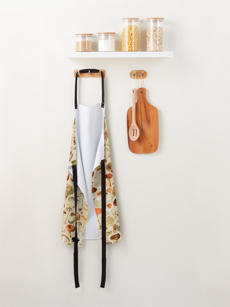 Alternate view of Vintage Mushroom Designs Collection Apron