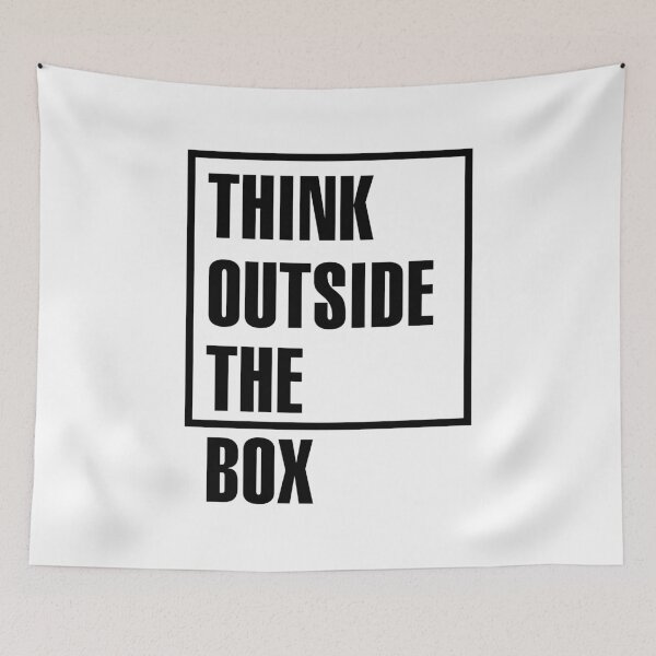 Item preview, Think outside the box designed and sold by DjinaDesign.