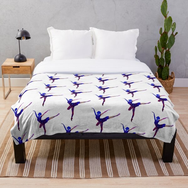 Ballet Dancer Throw Blanket