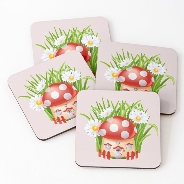 Item preview,  Fairy Mashroom-house and wild Flowers designed and sold by dplachkinova.