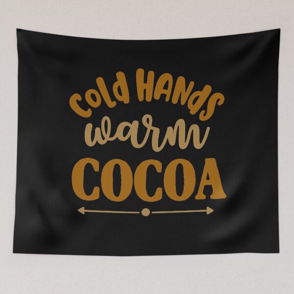 Item preview, cold hands and warm cocoa cold hands and warm chocolate winter designed and sold by GoodyLeo.