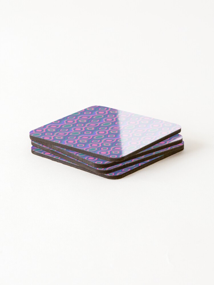 Thumbnail 4 of 5, Coasters (Set of 4), Diamond Jelly Fish designed and sold by In2Create.