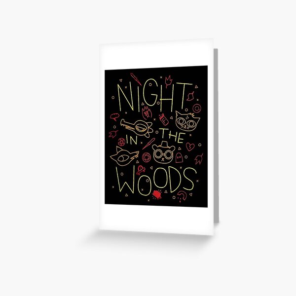 Night in The Woods Greeting Card
