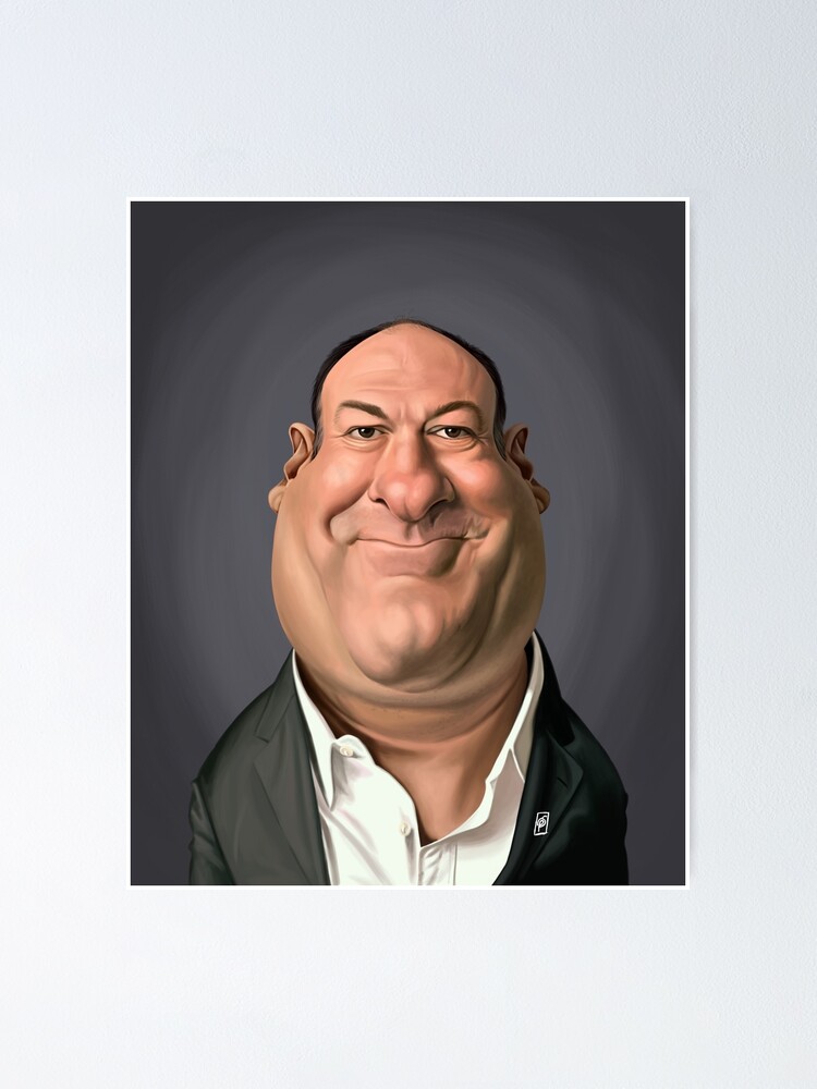 "James Gandolfini" Poster by robCREATIVE Redbubble