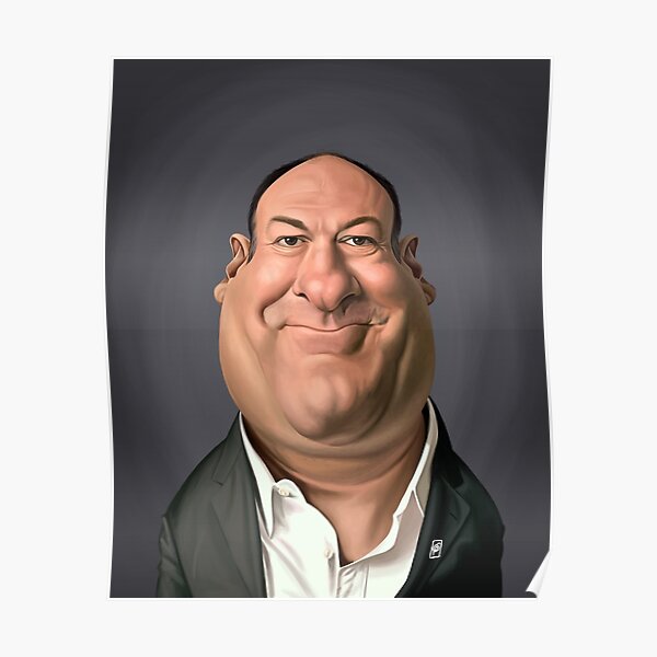 "James Gandolfini" Poster by robCREATIVE Redbubble