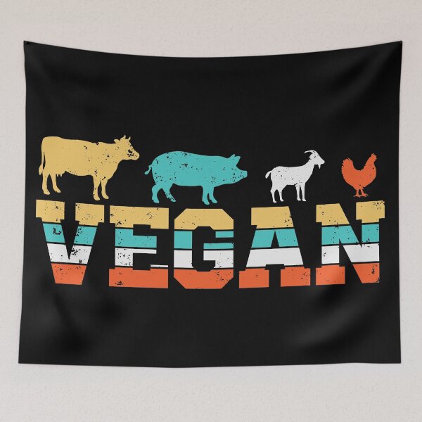 Item preview, Vegan vegetarian save the animals designed and sold by Astralia.