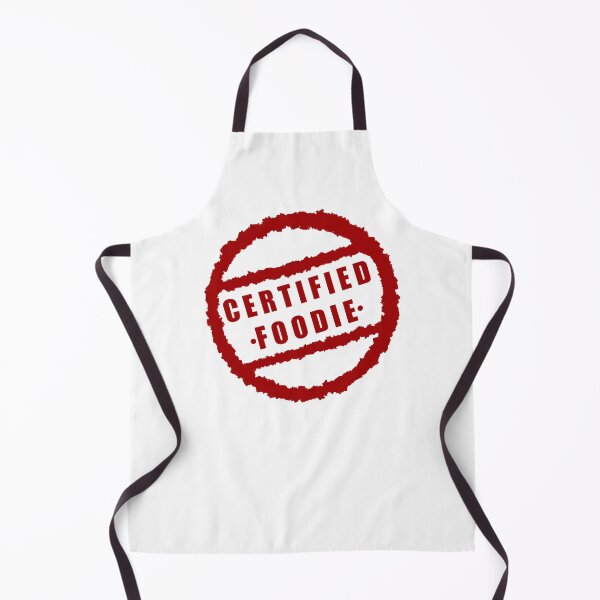 Item preview, Certified Foodie - white designed and sold by CricketDoodles.