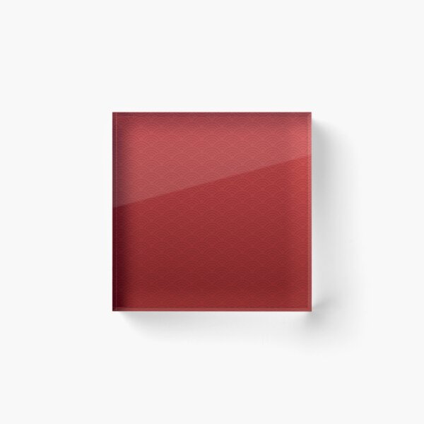 Item preview, Red Japanese Wave Pattern designed and sold by Takeda-art.