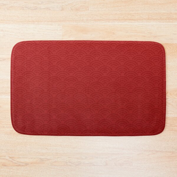 Item preview, Red Japanese Wave Pattern designed and sold by Takeda-art.