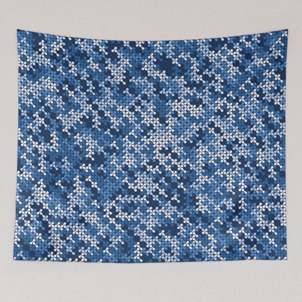 Item preview, Blue Camouflage Metaballs Pattern designed and sold by Topstation.
