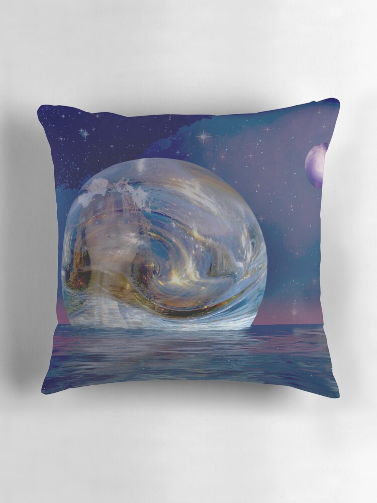 Thumbnail 3 of 4, Pillow, Venus Rising designed and sold by Ellanita.