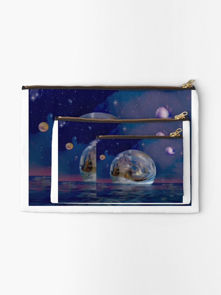 Thumbnail 2 of 4, Zipper Pouch, Venus Rising designed and sold by Ellanita.