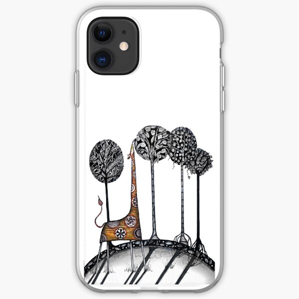 A giraffe named Kennett iPhone Soft Case