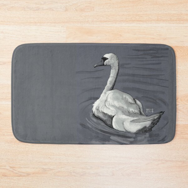 Item preview, Swan at rest along the banks of the river designed and sold by RyukiArtbook.