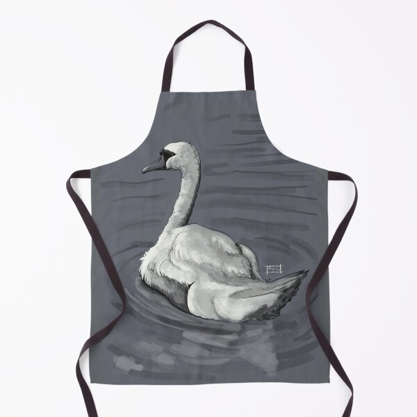 Item preview, Swan at rest along the banks of the river designed and sold by RyukiArtbook.